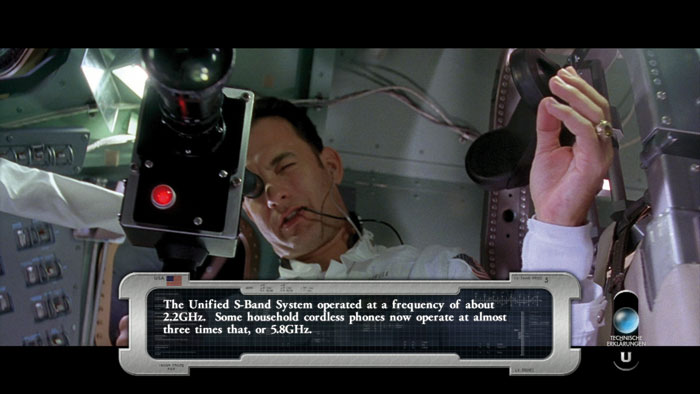 Das U-Control-Feature (Bild oben) mit englischen Textinfos erhält man nur bei englischer Menüwahl.